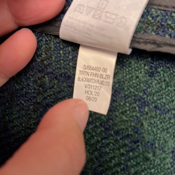 BANANA REPUBLIC PLAID BLAZER XS - Picture 12 of 16